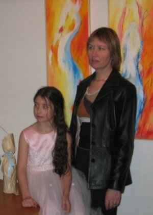 Álfheiður Ólafsdóttir along with her doughter María Rún