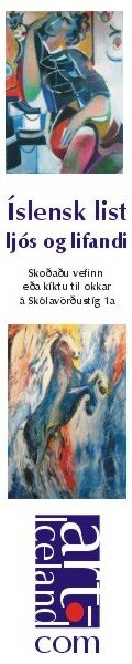 Íslenski list - ljós og lifandi