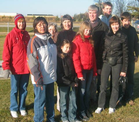 Philips frænka, María og kvæðahópurinn