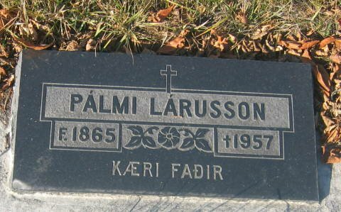 Leiði Pálma Lárussonar