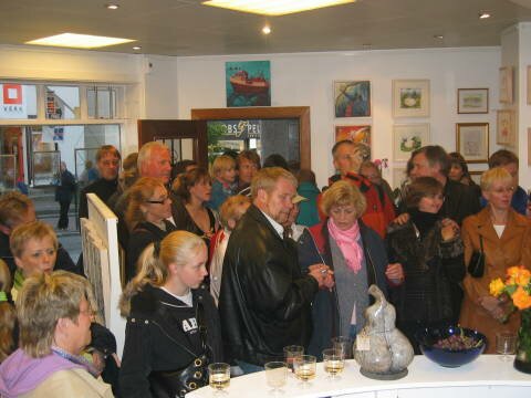 Guests at the gallery